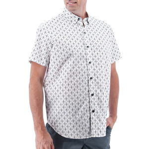 Men's Old Ranch Nixon Button Up Shirt XLarge White