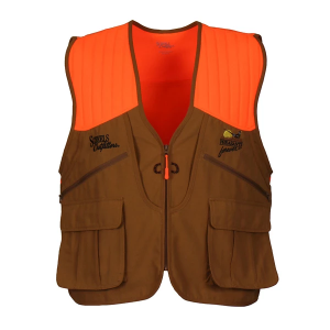 Men's Scheels Outfitters Pheasants Forever Aspire Upland Hunting Vest XLarge Tan/Orange