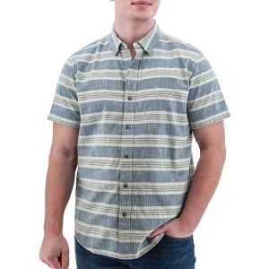 Men's Old Ranch Ethan Button Up Shirt Medium Blue Fog
