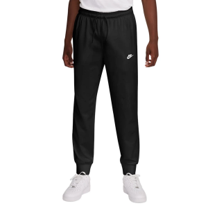 Men's Nike Club Fleece Knit Joggers Small Black/White Tall
