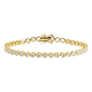 Adina Eden Bezel Tennis Bracelet