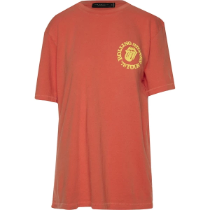 Women's Junk Food Rolling Stones '78 Tour T-Shirt XSmall Tiger Lily