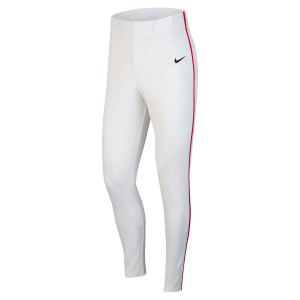 Men's Nike Vapor Select Piped Baseball Pants Medium White/Red
