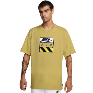 Men's Nike Sportswear M90 Box T-Shirt XSmall Saturn Gold