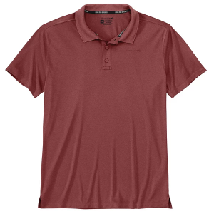 Men's Carhartt Force Sun Defender Relaxed Fit Lightweight Polo 3XLarge Crimson Moss Heather