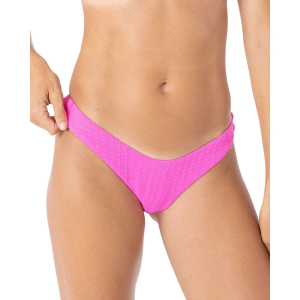 Women's Roxy Haliewa Scoop Cheeky Swim Bottoms Medium Pink