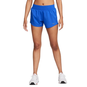 Women's Nike Dri-FIT One Brief-Lined Shorts XSmall Hyper Royal/Reflective Silv