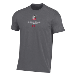Northern Illinois Huskies Under Armour Performance Cotton T-Shirt 2XLarge Carbon Heather