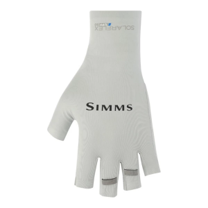 Simms SolarFlex Half Finger SunGlove Gloves XSmall Sterling