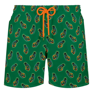 Men's Retro Rifle Numb Skull Lounge Shorts XLarge Green