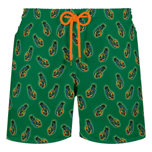 Men's Retro Rifle Numb Skull Lounge Shorts 3XLarge Green