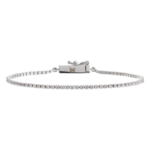 Adina Eden Classic Brass Thin Tennis Bracelet