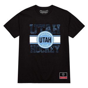Utah Hockey Club Mitchell and Ness Center Ice T-Shirt XLarge Black