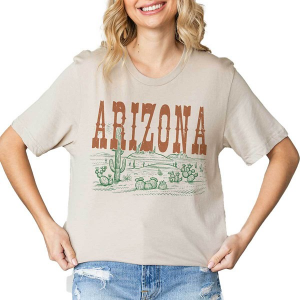 Women's Blume & Co Arizona Desert T-Shirt Large Tan
