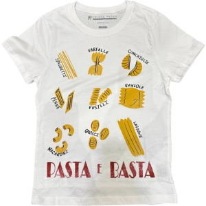 Women's Prince Peter Collection Pasta T-Shirt Medium White