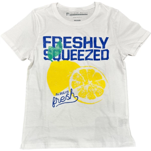 Women's Prince Peter Collection Freshley Squeezed T-Shirt Small White