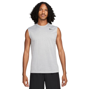 Men's Nike Dri-FIT Legend Crew Neck Tank Top 3XLarge Dark Grey Heather/Black