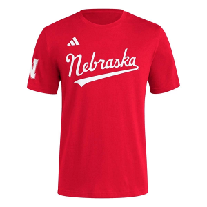 Nebraska Cornhuskers adidas Baseball Fresh T-Shirt XLarge Red