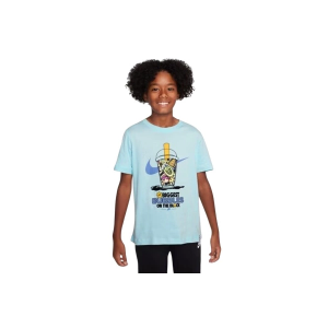 Girls' Nike Sportswear Boba T-Shirt Medium Glacier Blue