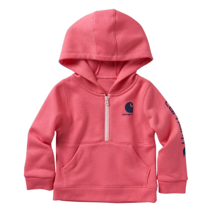 Girls' Carhartt Graphic 1/2 Zip Pullover Baby 24 mo. Pink Lemonade
