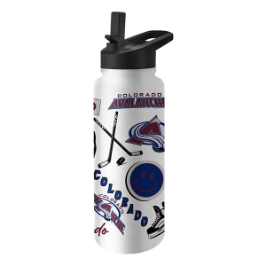 Logo Brands Colorado Avalanche 34oz. Native Quencher Bottle