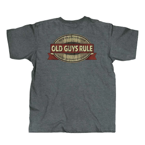 Men's Old Guys Rule Oak Cast Oval T-Shirt 3XLarge Dark Heather