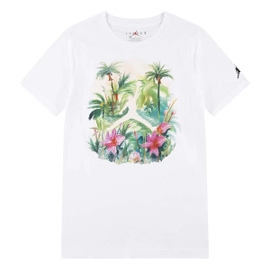 Kids' Jordan Essential Poolside Jam T-Shirt Small White