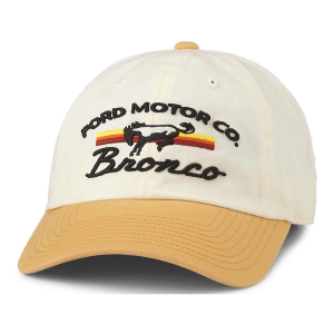 Men's American Needle Bronco Ballpark Snapback Hat One Size Ivory
