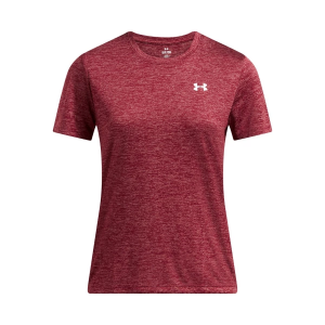 Women's Under Armour Tech Twist T-Shirt Large Cardinal Red Heather