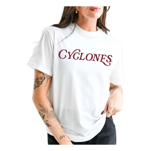 Iowa State Cyclones Gameday Social Women's Rafaella T-Shirt Small White