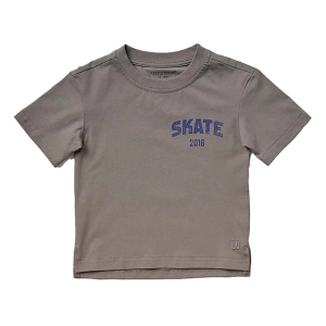 Little Bipsy Skate Bro T-Shirt Baby 3/6 mo. Charcoal