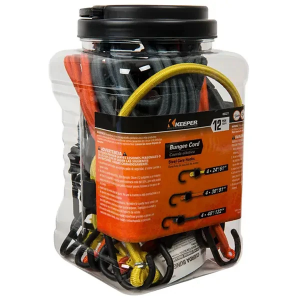 Keeper 12 Piece Bungee Cord Pack