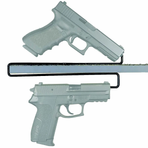 Gun Storage Solutions Over-Under Handgun Hangers