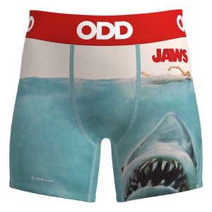 Boys' ODD SOX Jaws Briefs Underwear XLarge Blue/White