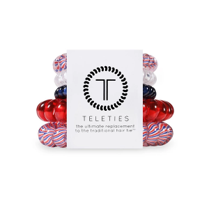 TELETIES Mix Pack Coil Hair Tie Star Spangled