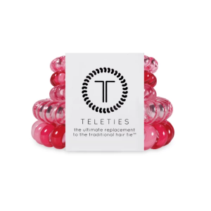 TELETIES Mix Pack Coil Hair Tie Blushing
