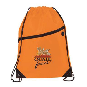 Kids' Quail Forever Drawsting Bag Backpack