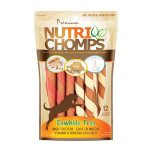 Nutri Chomps 5-Inch Mini Twists Dog Treats