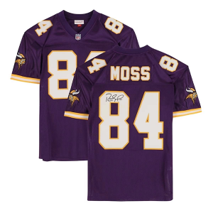 Fanatics Authentic Minnesota Vikings Randy Moss Autographed Mitchell & Ness Purple Authentic Jersey