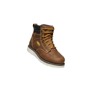 Men's KEEN Cincinnati 6in WP Soft Toe Work Boots Outdoor 8 Belgian/Sandshell