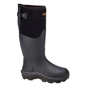 Men's Dryshod Haymaker Gusset Rubber Boots Outdoor 10 Black