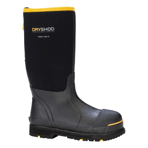 Men's Dryshod Steel-Toe Rubber Boots Outdoor 13 Black