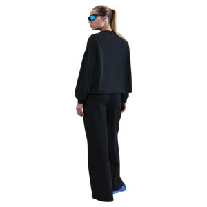 Women's Nike Women's Nike 24.7 ImpossiblySoft Drift Flare Sweatpants Sweatpants Small Black/Dk Smoke Grey Regular
