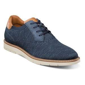 Men's Florsheim Vibe Knit Plain Toe Dress Shoes Regular 13 Navy