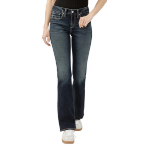 Women's Silver Jeans Co. Suki Power Curvy Bootcut Jeans Two Steppin 33 33