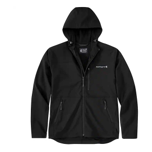 Men's Carhartt Defender Relaxed Rain Jacket Small Black