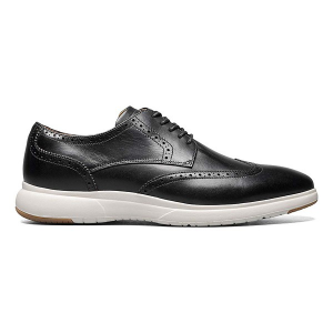 Men's Florsheim Dash Wingtip Dress Shoes Wide 12 Black/White