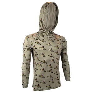 Men's TRXSTLE Featherweight Bucking Brown Long Sleeve T-Shirt Large Sage