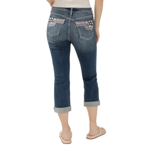 Women's Silver Jeans Co. Suki Capri Curvy Slim Leg Jeans Ballot 30 23.5