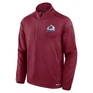 Colorado Avalanche Fanatics Authentic Pro Lightweight Long Sleeve 1/4 Zip 2XLarge Garnet